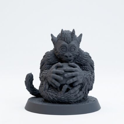 Trimpio - Gray Resin 3D Printed Miniature