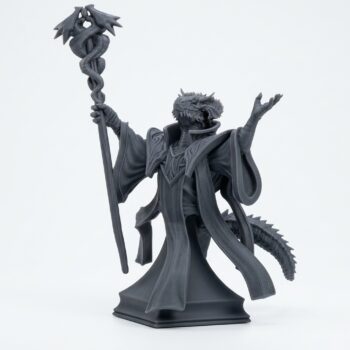 Tyraxes Exemplar Flamespeaker - Gray Resin 3D Printed Miniature