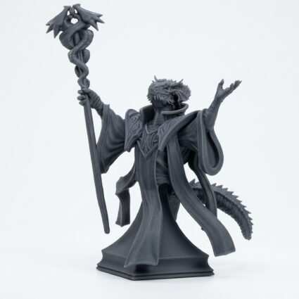 Tyraxes Exemplar Flamespeaker - Gray Resin 3D Printed Miniature