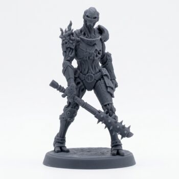 Forgeborn Unearthed A - Gray Resin 3D Printed Miniature