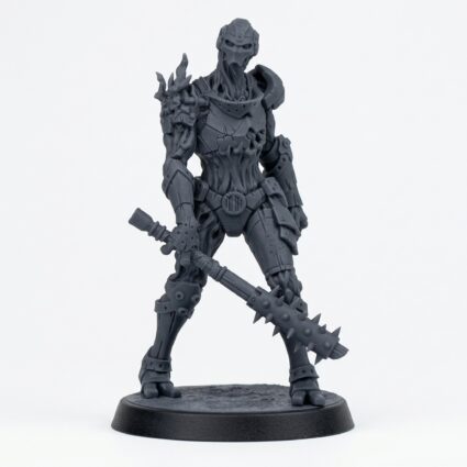Unearthed Forgeborn B - Gray Resin 3D Printed Miniature