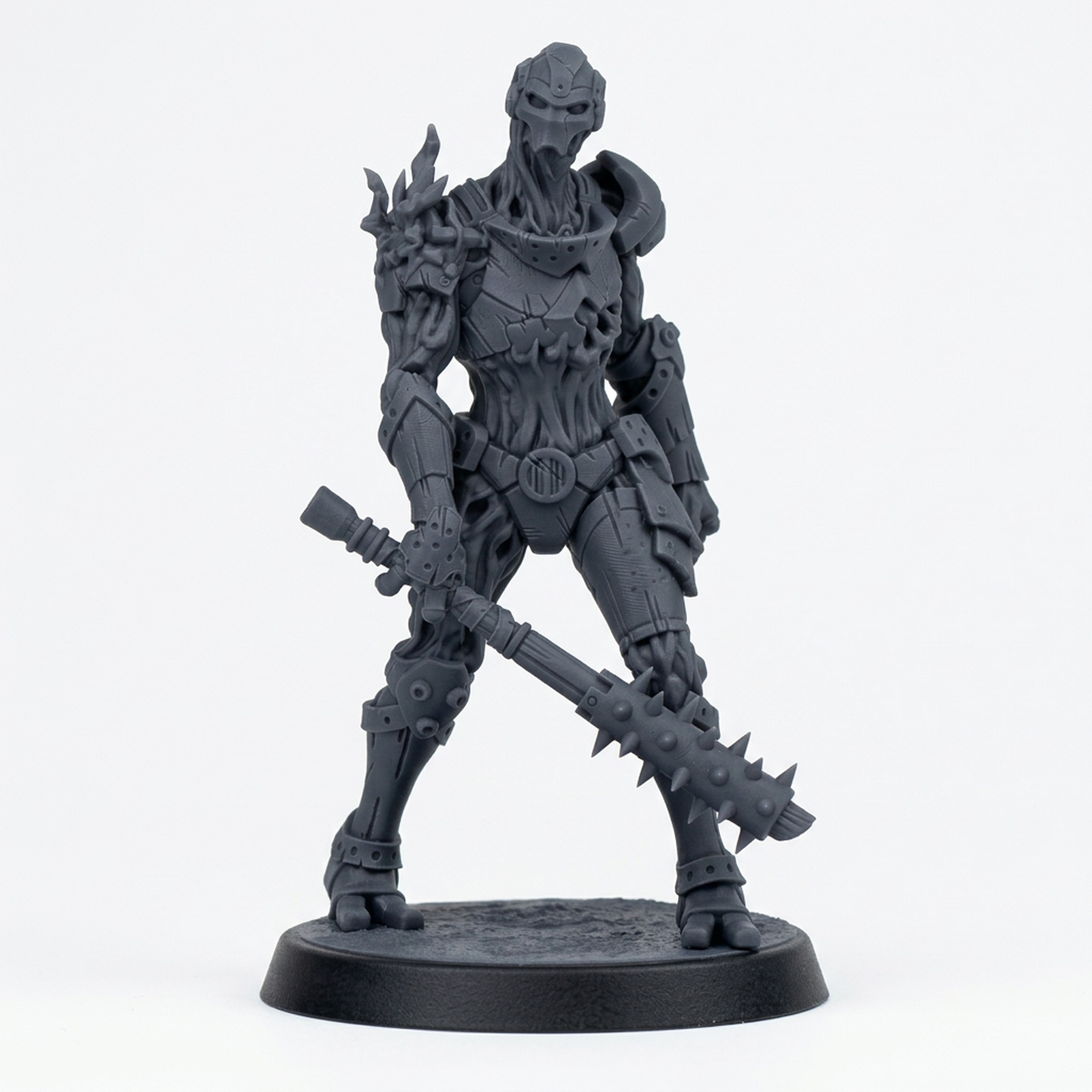 Unearthed Forgeborn B - Gray Resin 3D Printed Miniature