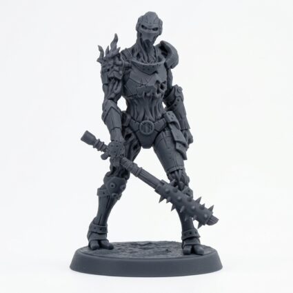 Unearthed Forgeborn D - Gray Resin 3D Printed Miniature