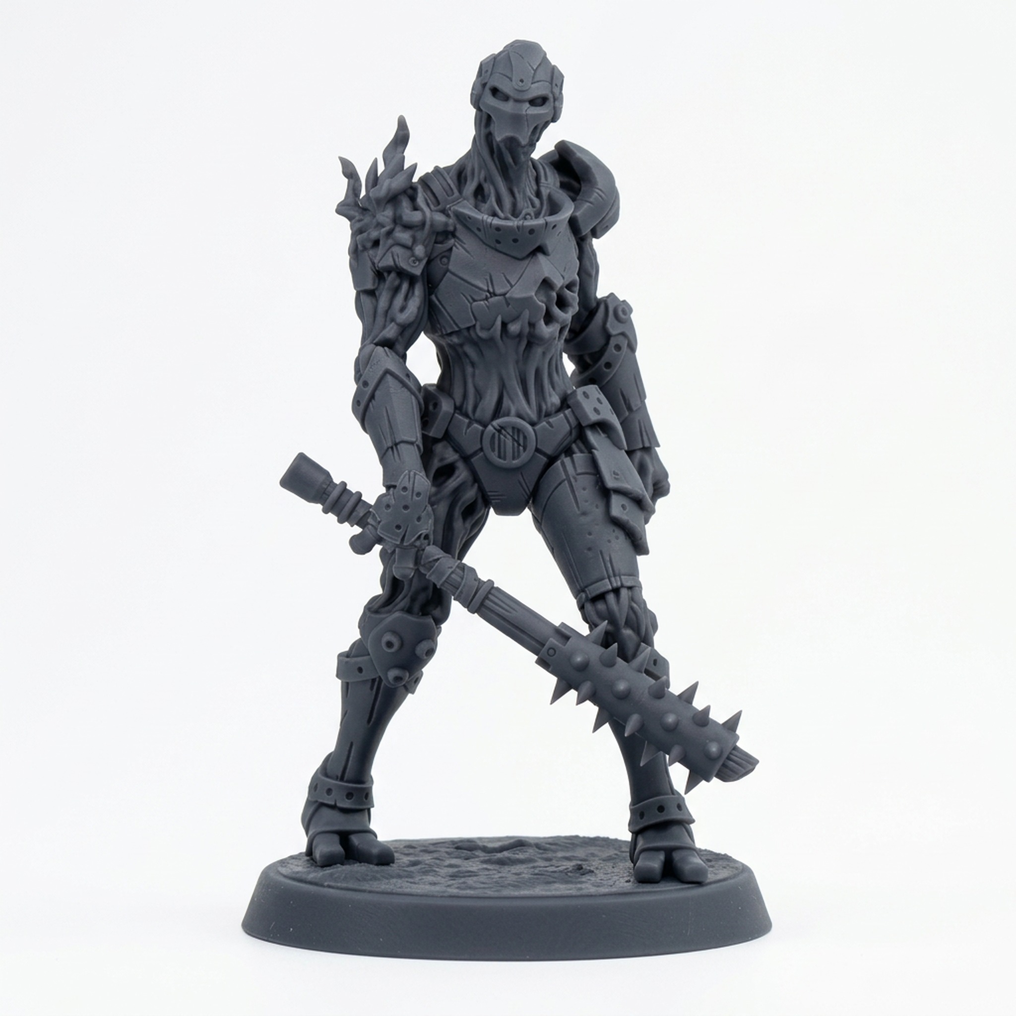 Unearthed Forgeborn D - Gray Resin 3D Printed Miniature