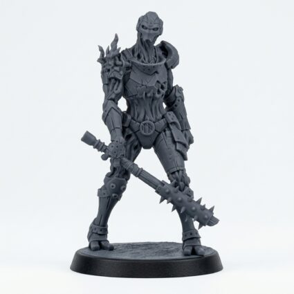 Unearthed Forgeborn E - Gray Resin 3D Printed Miniature