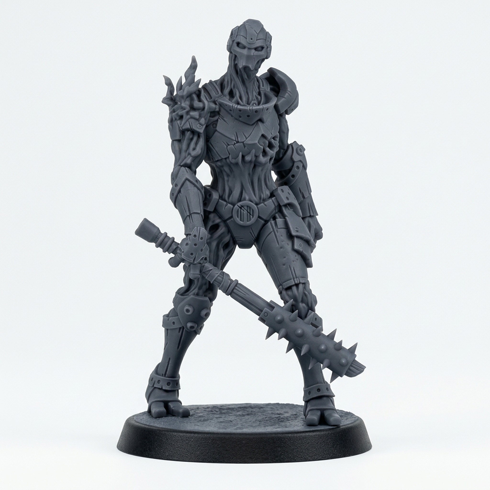 Unearthed Forgeborn E - Gray Resin 3D Printed Miniature