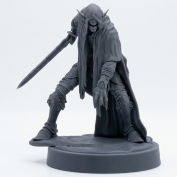 Vroassir Dreadknight B - Gray Resin 3D Printed Miniature