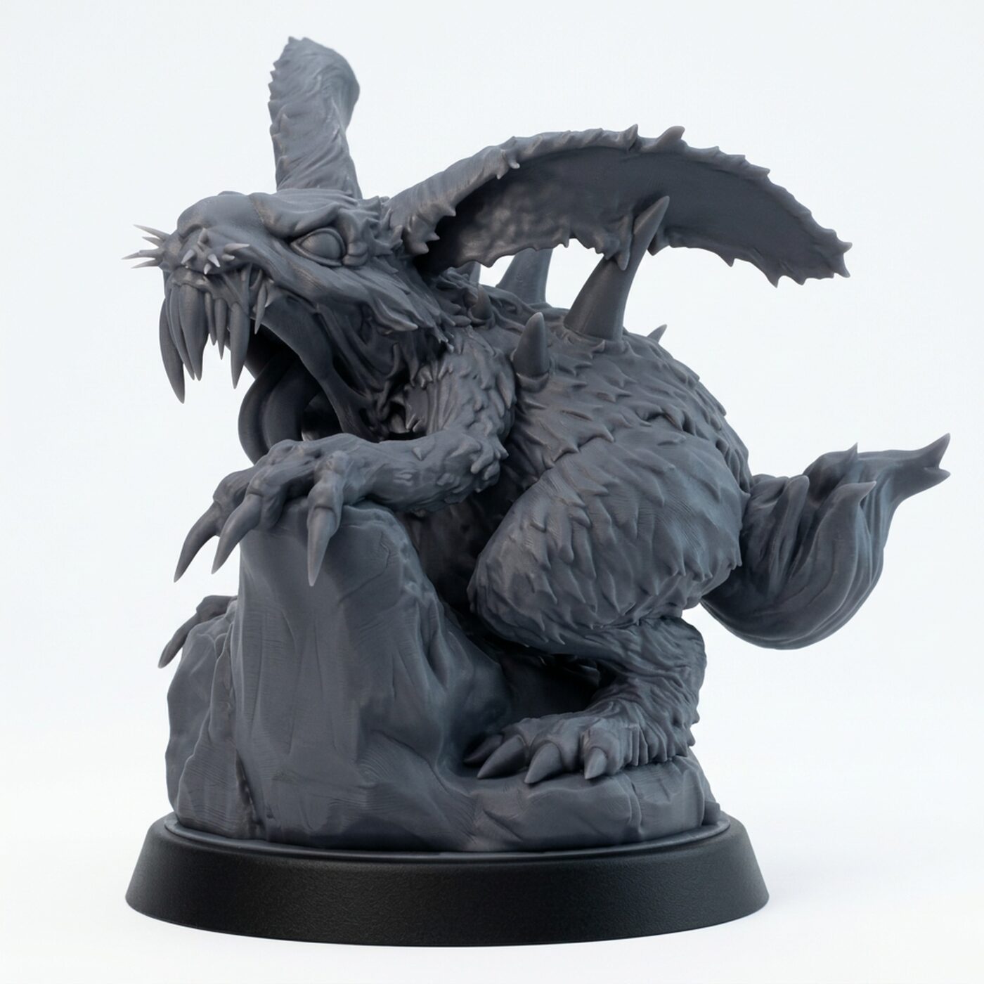 White Rabbit A - Gray Resin 3D Printed Miniature