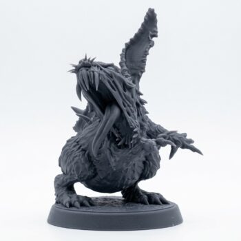 White Rabbit C - Gray Resin 3D Printed Miniature