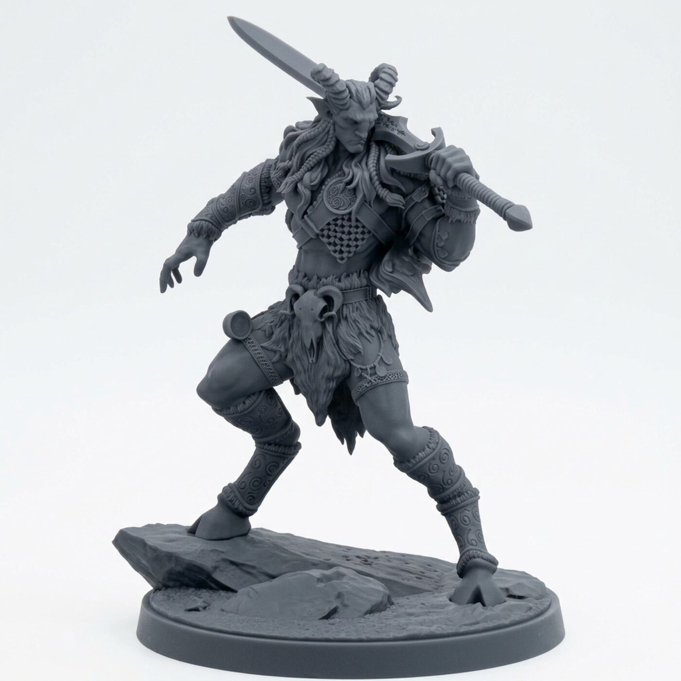 Wildhunter 2 - Mammoth Factory 'Wild Hunt' - Gray Resin 3D Printed Miniature