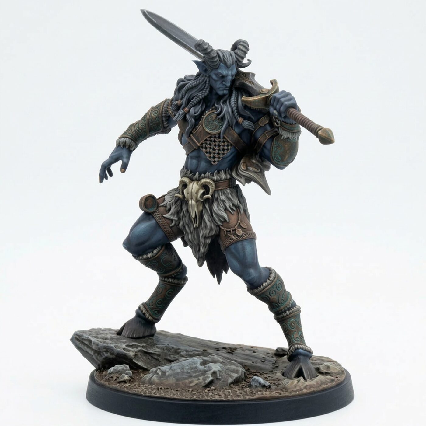 Wildhunter 2 - Mammoth Factory 'Wild Hunt' - Painted 3D Printed Miniature