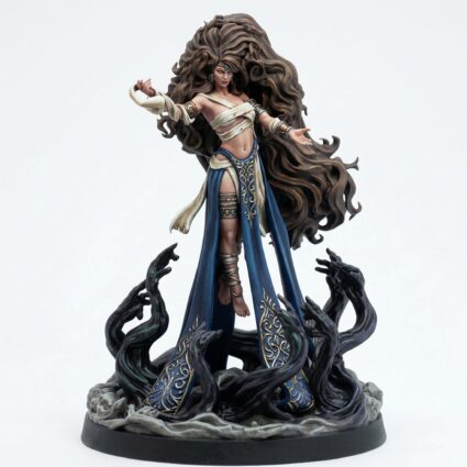 Witch-Queen Sulephesh - Painted 3D Printed Miniature