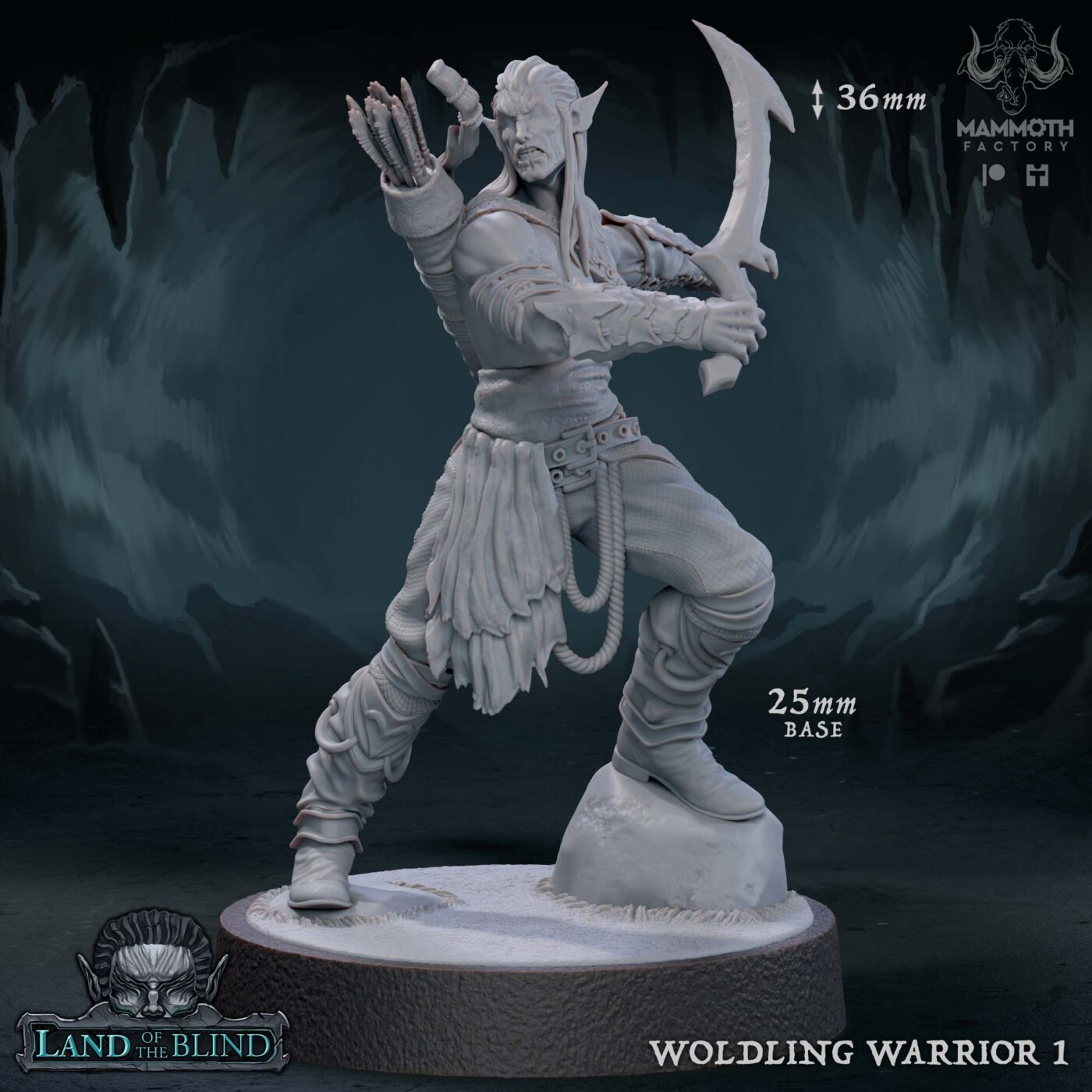 Woldling Warrior A Miniature