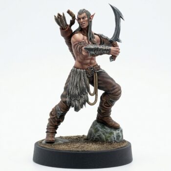 Woldling Warrior A - Painted 3D Printed Miniature