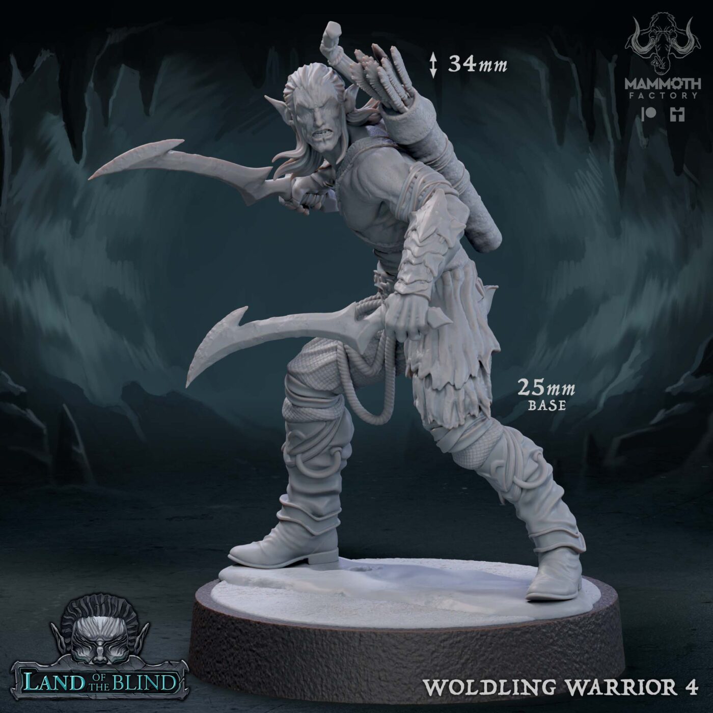 Woldling Warrior D Miniature