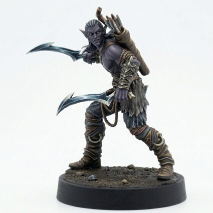 Woldling Warrior D - Painted 3D Printed Miniature