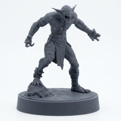 Woldling Wretch A - Gray Resin 3D Printed Miniature
