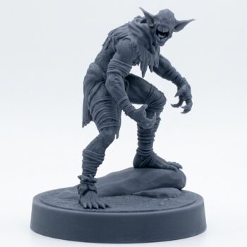 Woldling Wretch C - Gray Resin 3D Printed Miniature