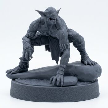 Woldling Wretch D - Gray Resin 3D Printed Miniature