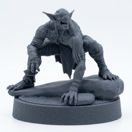 Woldling Wretch D - Gray Resin 3D Printed Miniature