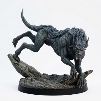 Worg B - Painted 3D Printed Miniature