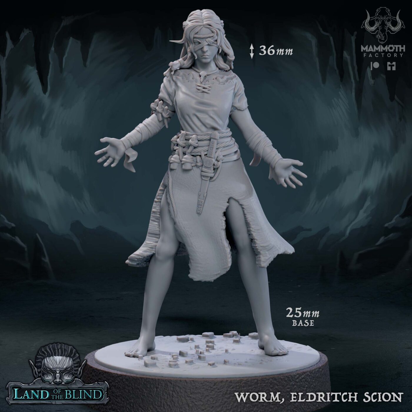Worm Eldritch Scion Miniature