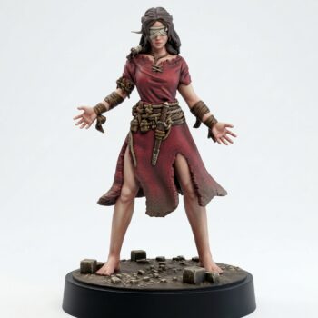 Worm Eldritch Scion - Painted 3D Printed Miniature