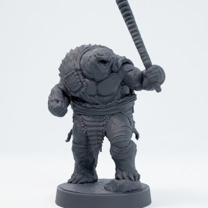 Yakkani Sea Weaver A - Gray Resin 3D Printed Miniature