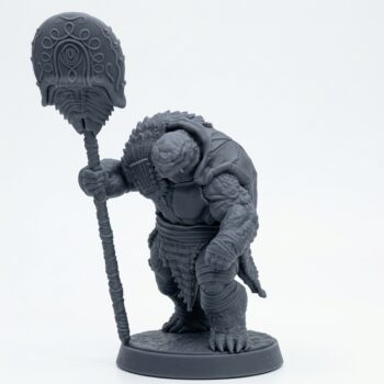 Yakkani Sea Weaver C - Gray Resin 3D Printed Miniature