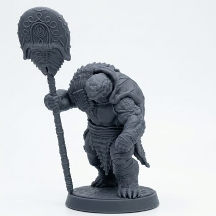 Yakkani Sea Weaver C - Gray Resin 3D Printed Miniature