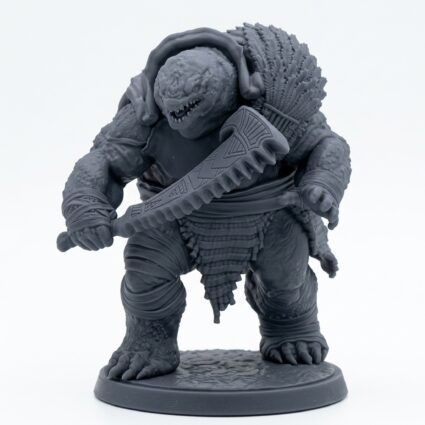 Yakkani Sea Weaver D - Gray Resin 3D Printed Miniature