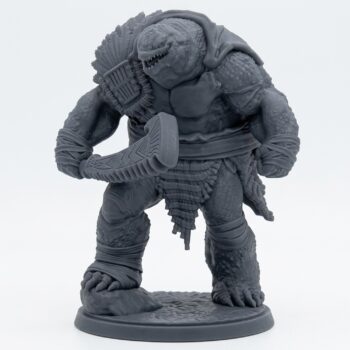 Yakkani Sea Weaver E - Gray Resin 3D Printed Miniature