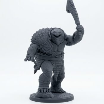 Yakkani Sea Weaver F - Gray Resin 3D Printed Miniature