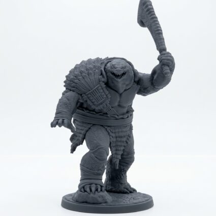 Yakkani Sea Weaver F - Gray Resin 3D Printed Miniature