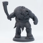 Yakkani Sea Weaver G - Gray Resin 3D Printed Miniature