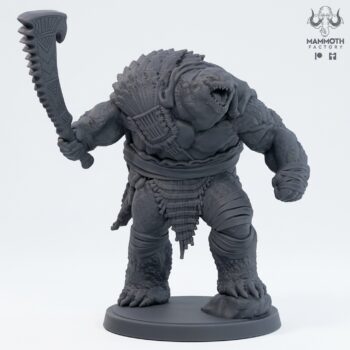 Yakkani Sea Weaver G - Gray Resin 3D Printed Miniature