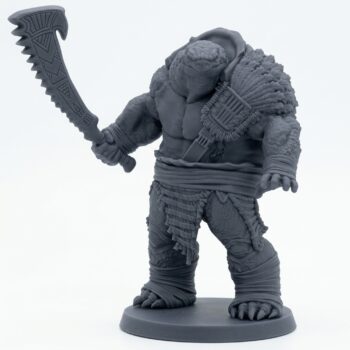 Yakkani Sea Weaver H - Gray Resin 3D Printed Miniature