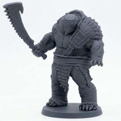 Yakkani Sea Weaver H - Gray Resin 3D Printed Miniature