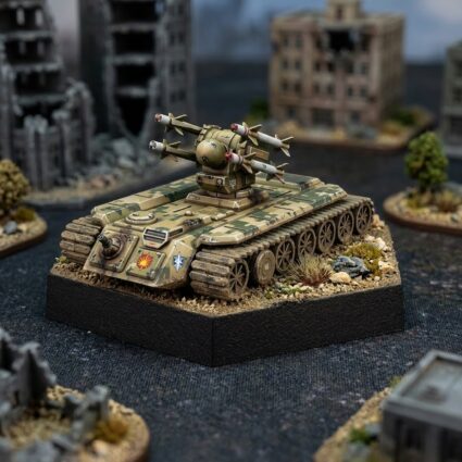 AA Missile Battery Painted Mech Miniature