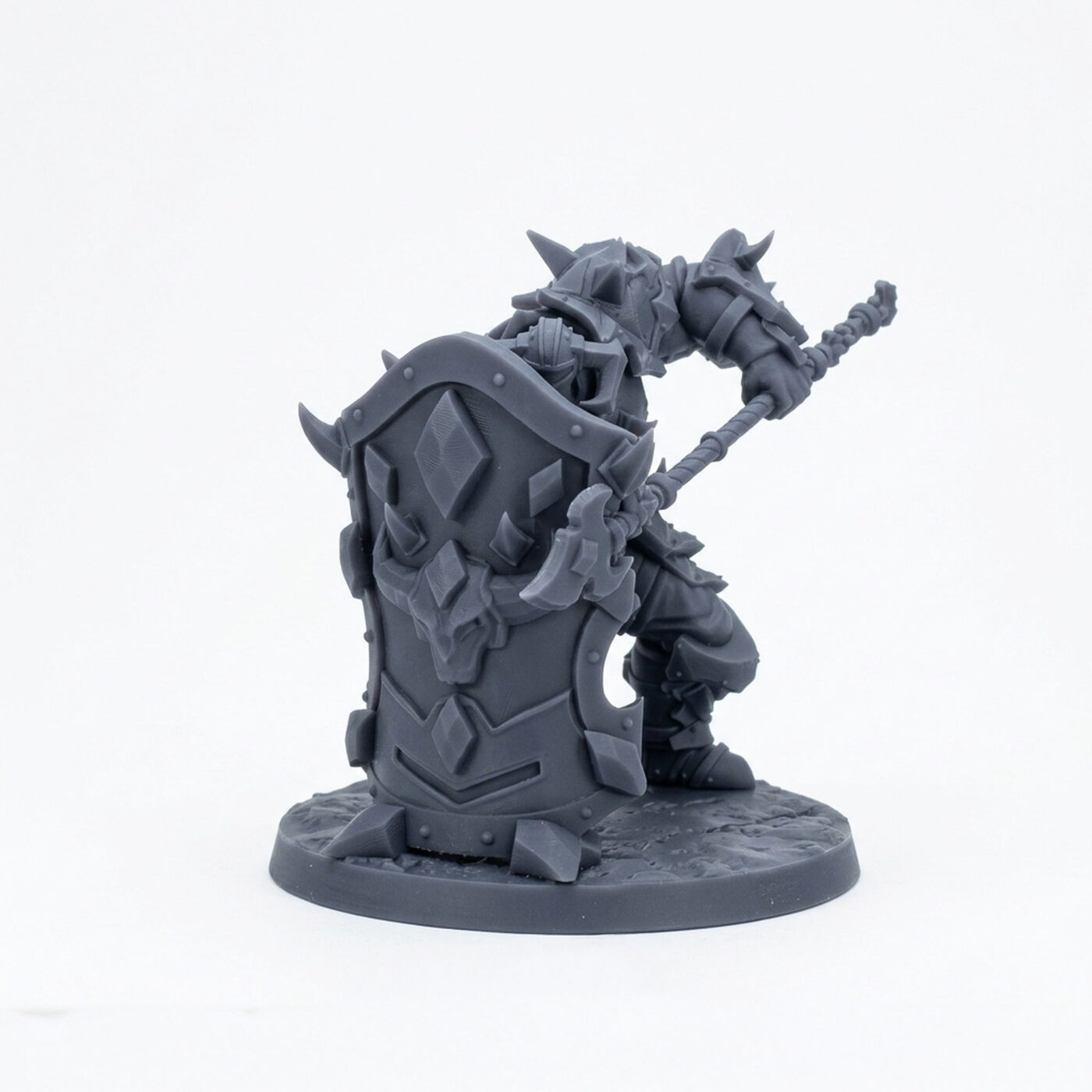Abyssal Chargers A - Gray Resin 3D Printed Miniature