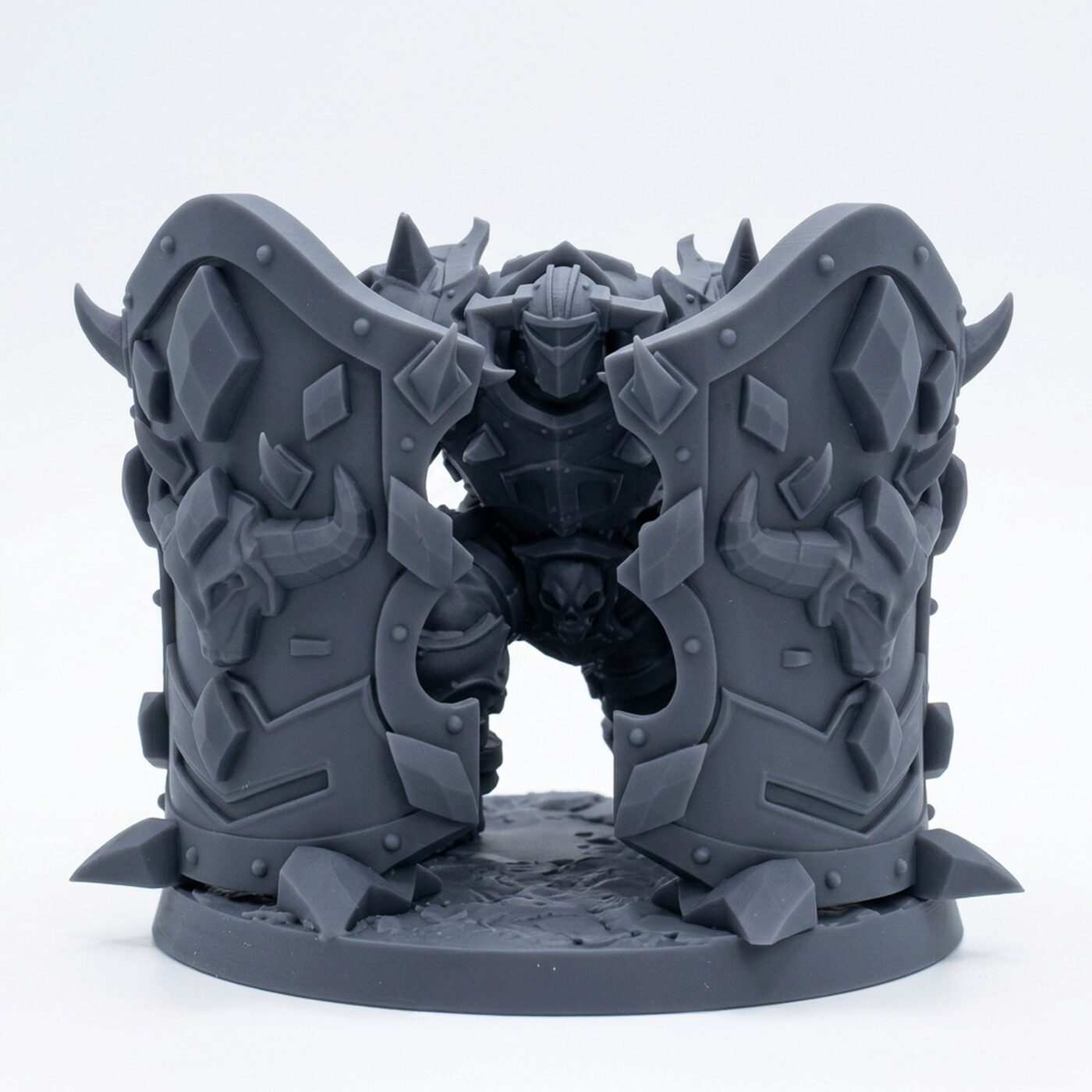 Abyssal Chargers C - Gray Resin 3D Printed Miniature