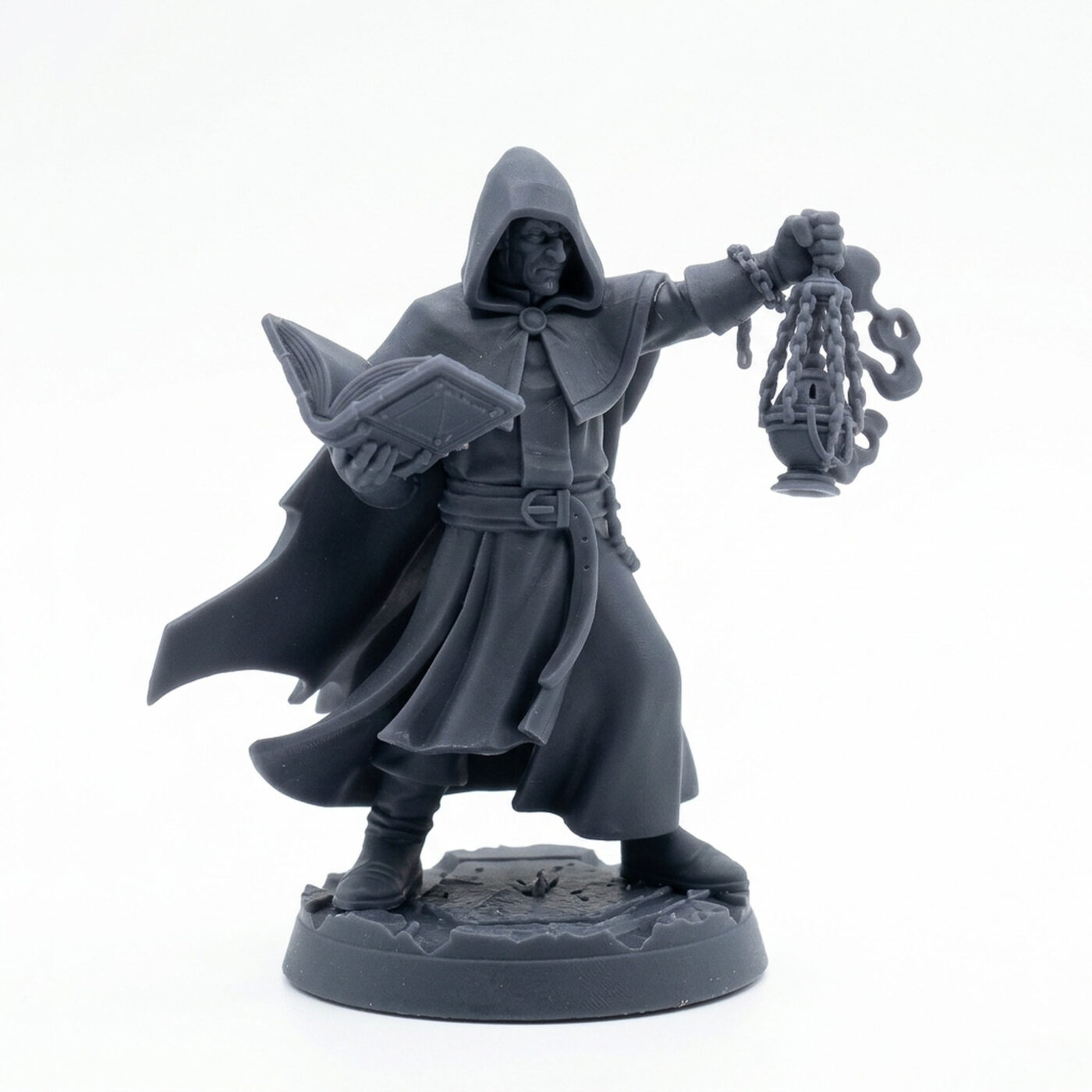Acolyte A - Gray Resin 3D Printed Miniature