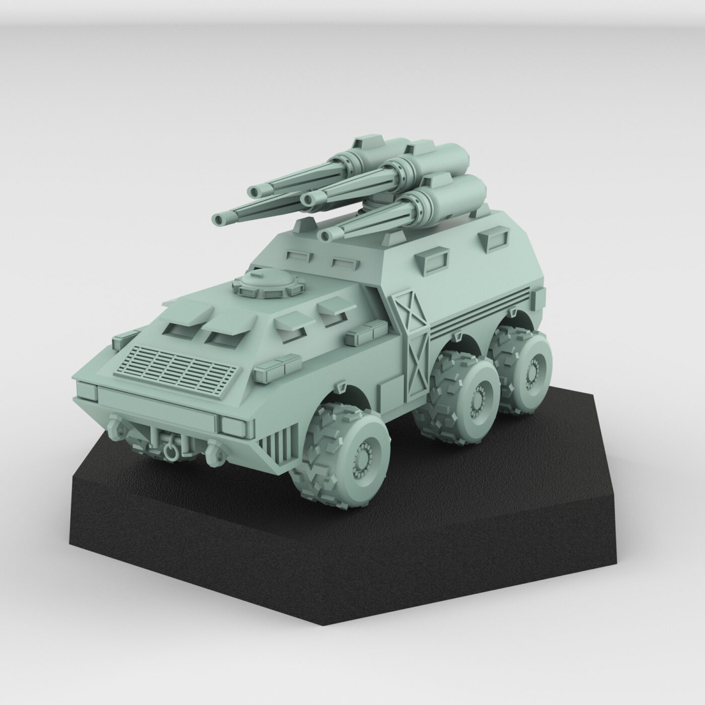 Aesir AA Vehicle - Sci-Fi Miniature 3D Printed Mech Miniature