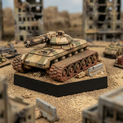 A.I. Defense Tank Painted Mech Miniature