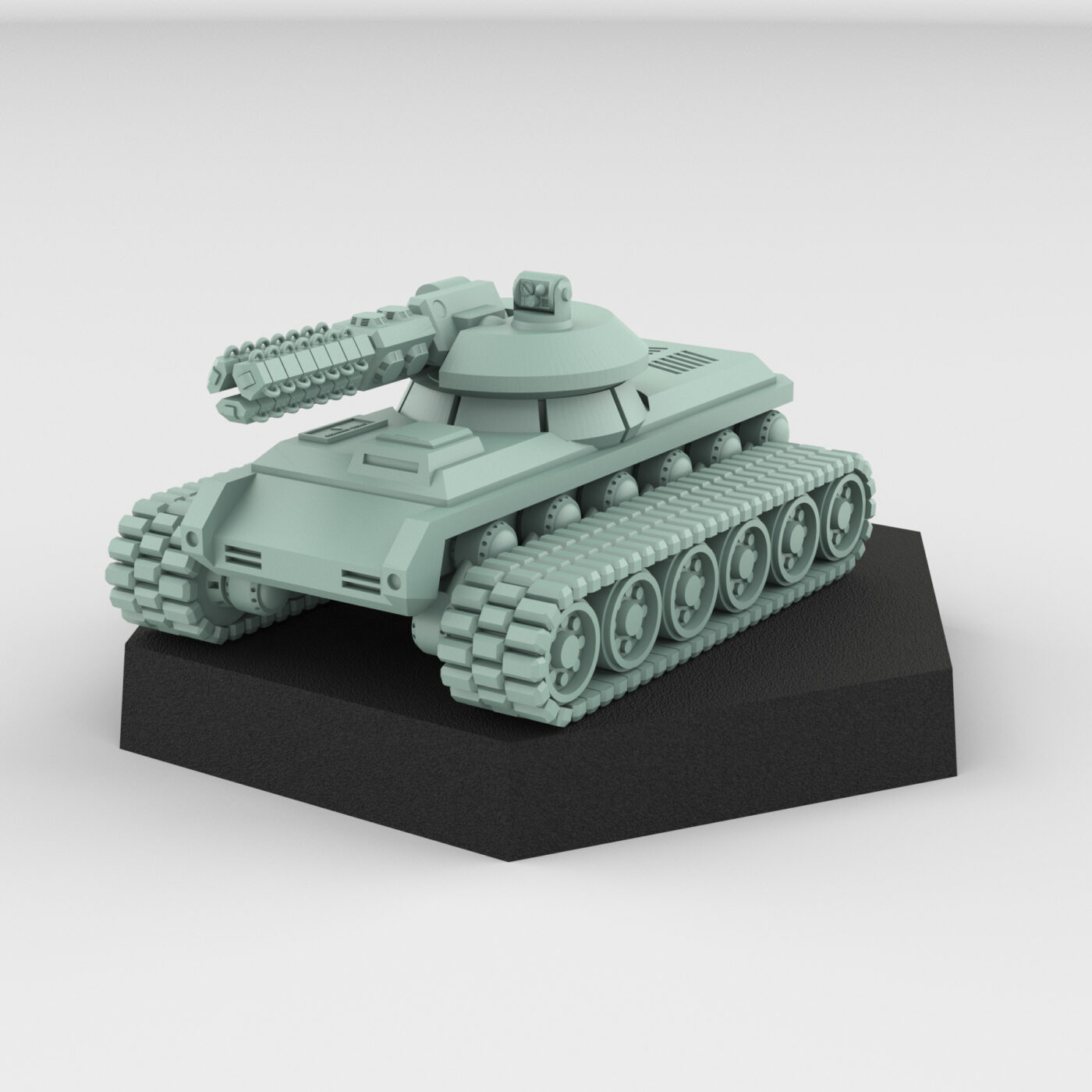 A.I. Defense Tank 3D Printed Mech Miniature