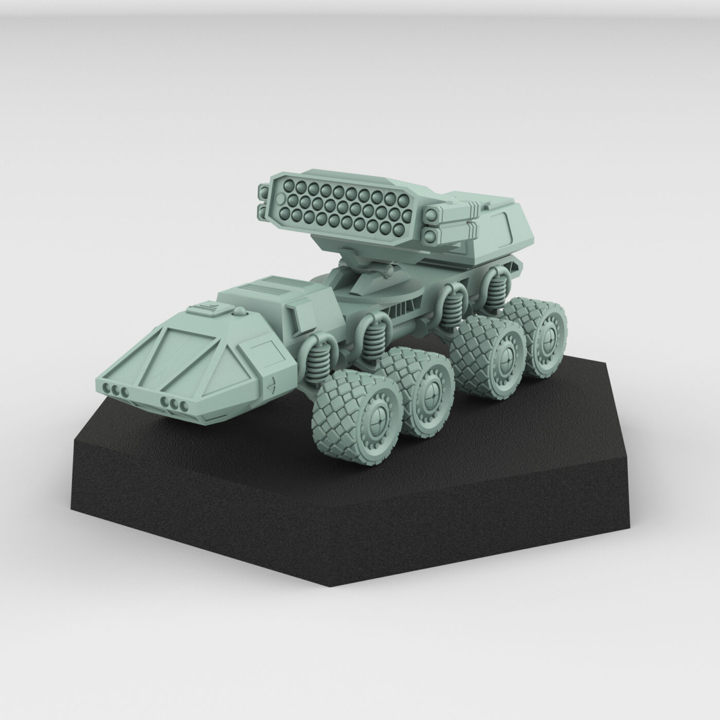 Aikuchi B UK Missile Carrier 3D Printed Mech Miniature