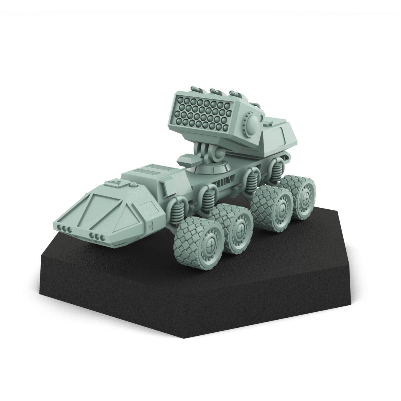 Aikuchi Prime UK - Wheeled Missile Carrier 3D Printed Mech Miniature