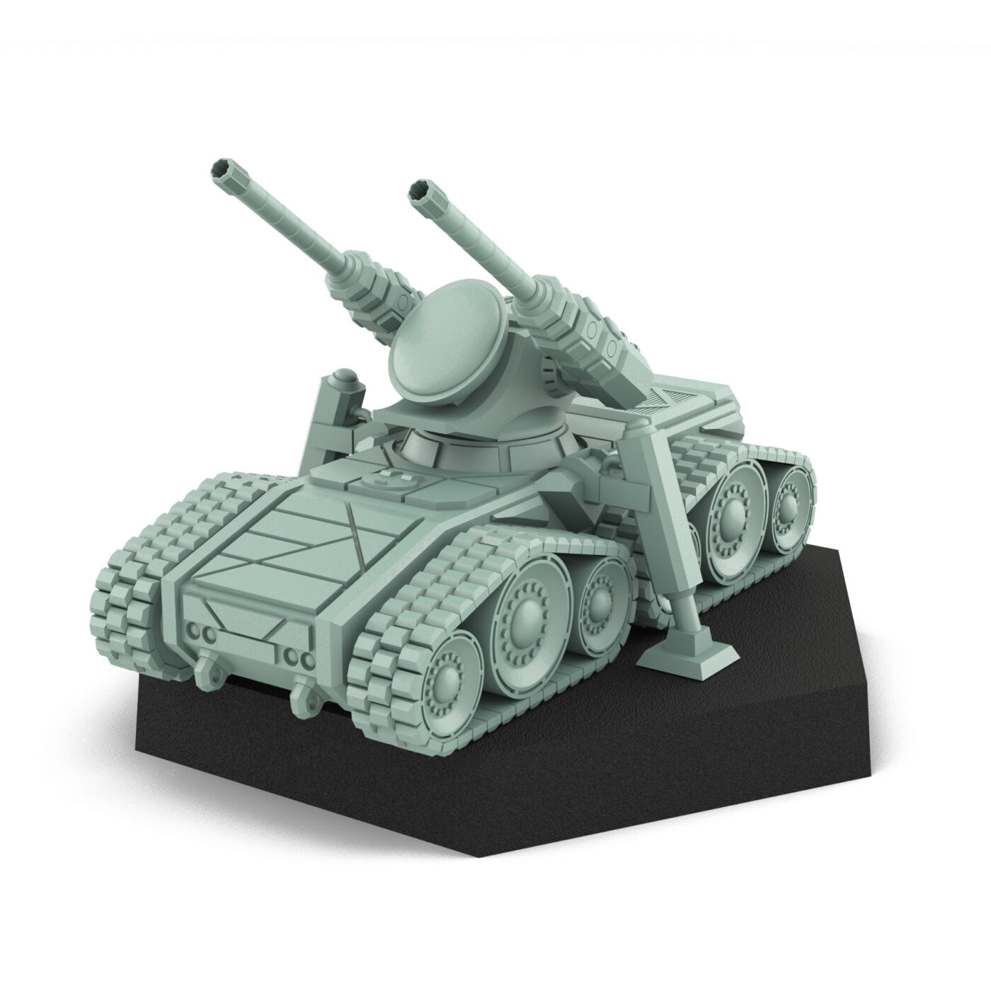 Air Defence Vehicle ADV5 UK 3D Printed Mech Miniature