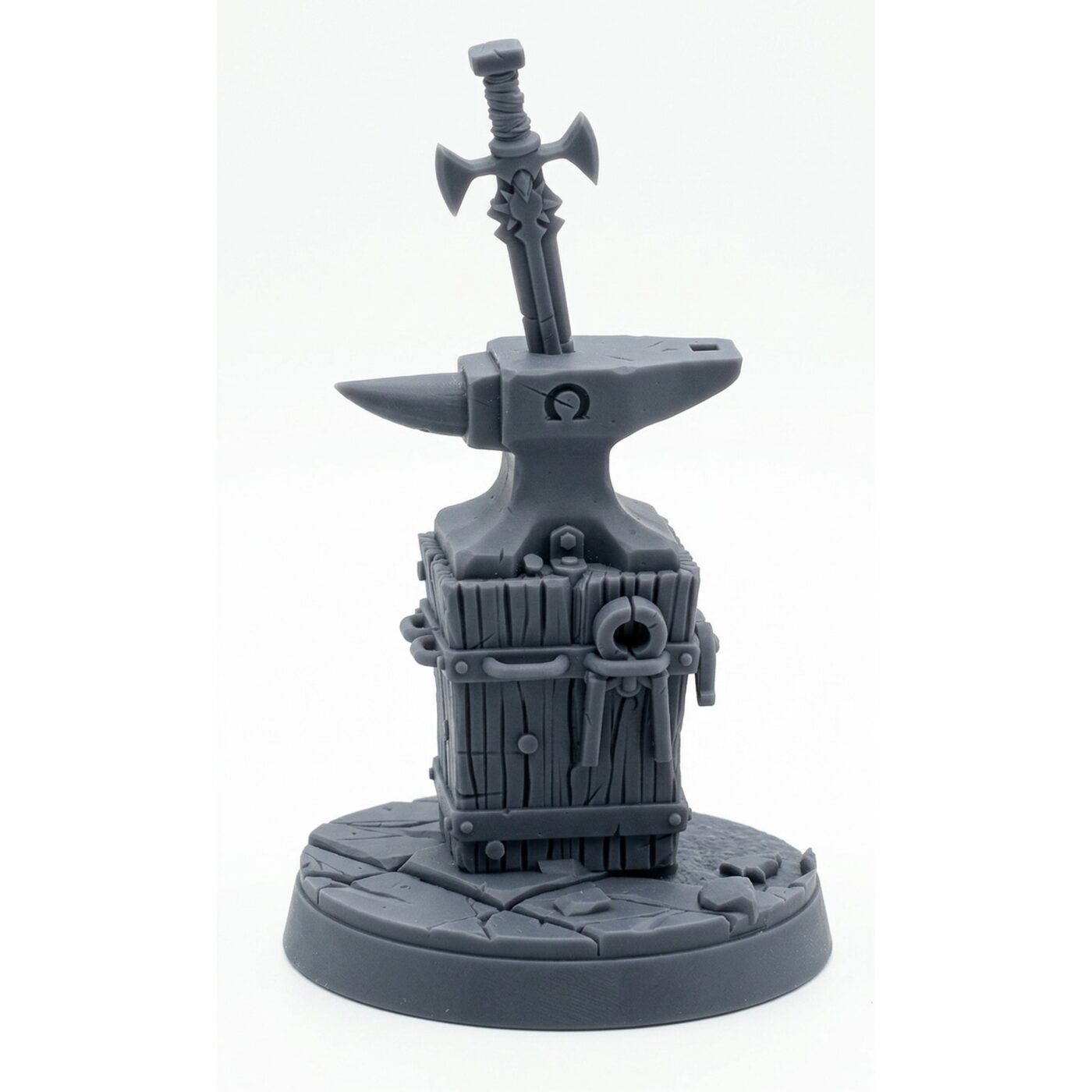 Anvil - Gray Resin 3D Printed Miniature