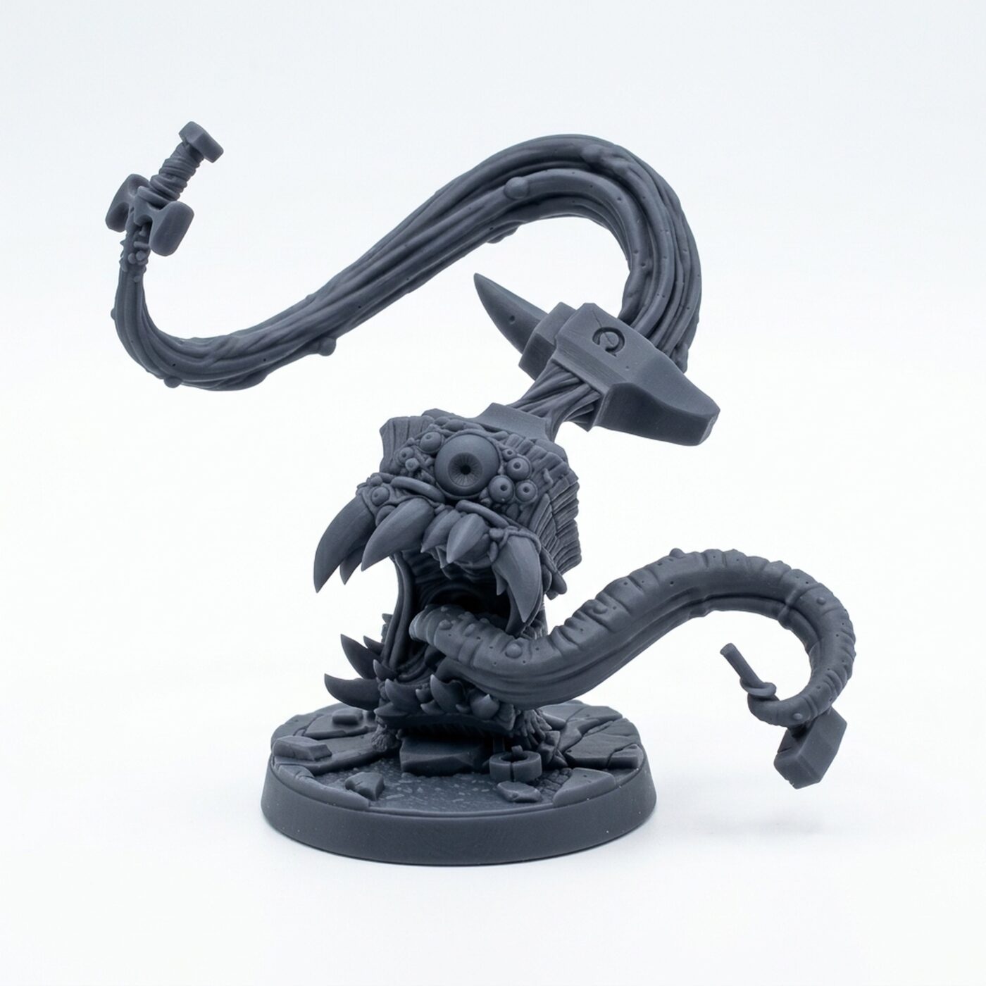 Anvil Mimic - Gray Resin 3D Printed Miniature